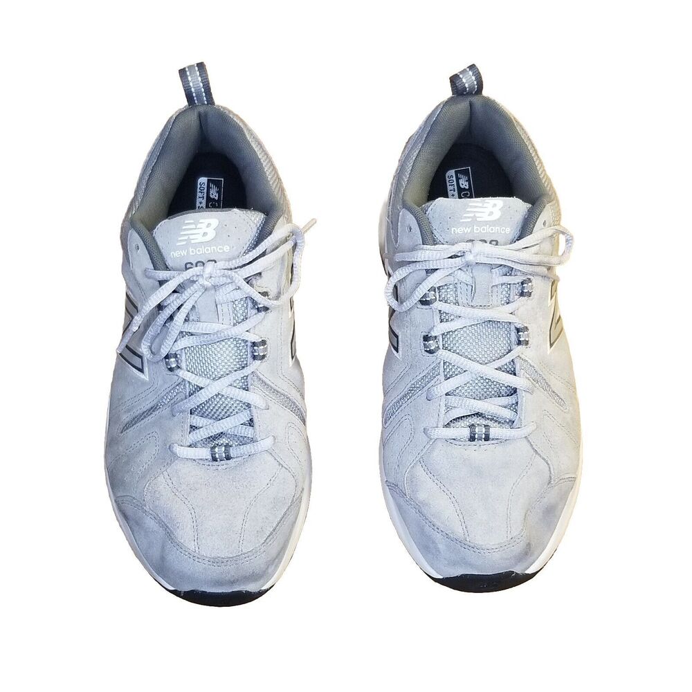 New Balance 608 v5 Men Size 10 4E Gray Running Walking Shoes Sneakers MX608UG5